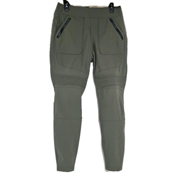 Duluth Trading Pants Womens Flexpedition Slim Leg Performance Size 10 Olive - Picture 2 of 12